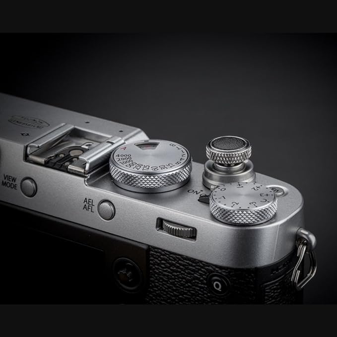 JJC Camera Soft Release Button, Shutter Button for Fuji Fujifilm X-T5 X-T4 X-T50 X-T30 III II X-PRO3 X100VI X100V X-E5 X-E4 X Half GFX100RF Sony RX1R II RX10 IV III Leica Q3 M10 M9 Nikon Zf Df-2 Pack