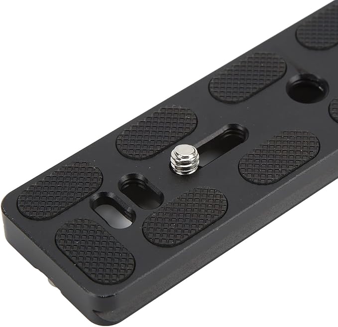 Quick Release Plate with 1/4 Inch Screw and D Ring Screw, Arca Swiss Standard Camera QR Plate for Tripod Ball Head, Aluminum Alloy with Anti - Slip Rubber Pads (150mm)