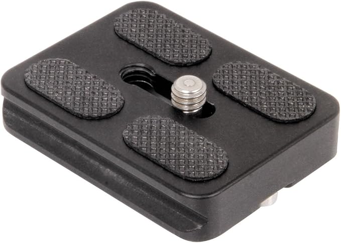 Set of 2 Replacement Quick Release Plates for The MeFoto A1350Q1H / A0350Q0H Roadtrip/Backpacker Travel Tripod Kits (Hot Pink)