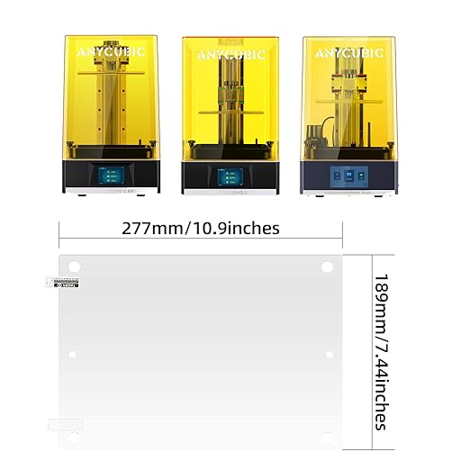 chitu systems 5Pcs Screen Protector Films 2.0 Version for Saturn/Saturn S Resin 3D Printers LCD Screen Saver (Saturn/Saturn S, 5)