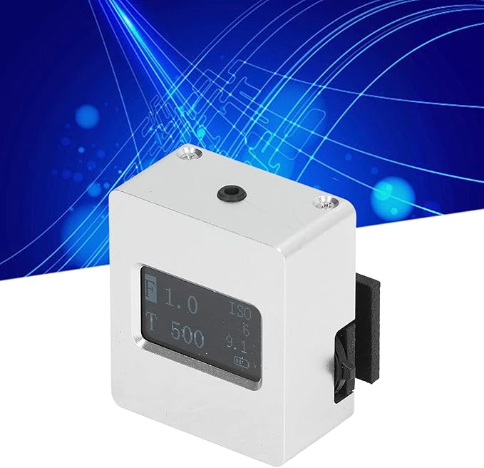 Camera Light Meter - 201X Aluminum Alloy with 0.96in OLED Display and USB Charging - Accurate 30° Reflection Measurement for Aperture & Shutter Priority Mode, Compact Design f