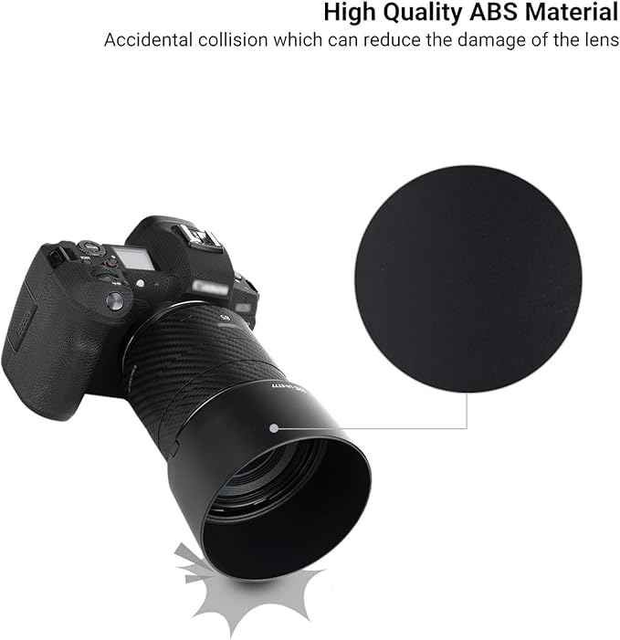 Lens Hood for Canon RF 85mm F2 Macro is STM Lens on EOS R6 R6 Mark II R5 RP R Camera, RF 85mm Lens Hood Reversible Lens Hood Replace Canon ET-77 Hood, Compatible with 67mm Filters and 67mm Lens Cap