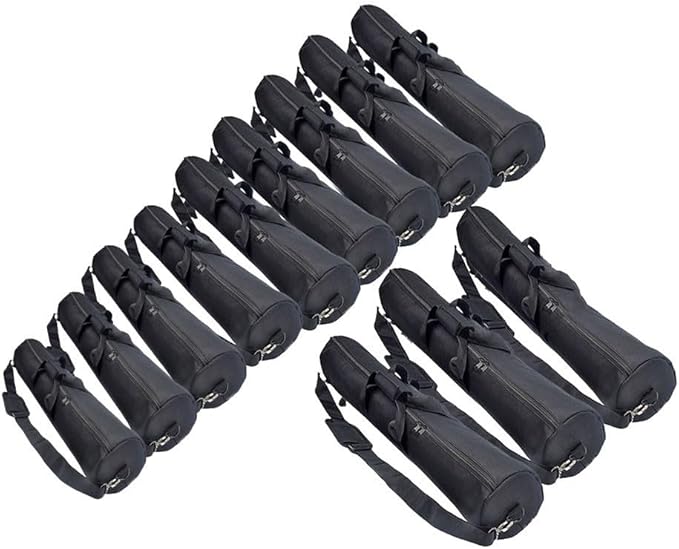 40-120cm Tripod Carrying Case Bag, Waterproof Tripod Travel Carrying Storage with Shoulder Strap Padded & Handle for Light Stands, and Tripod Photography Accessories(55cm)