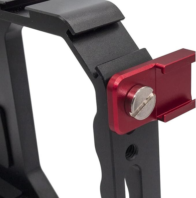 Aluminum Alloy Hot Shoe Adapters with Locking Knob 1/4 20 Thread Mount for Camera Rigs Microphones LED Light Tripods Universals DSLR Access Camera Cage Compatibility Adapters