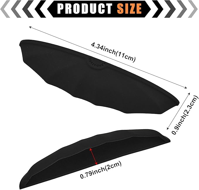 Blueshyhall Backup Camera Rain Guard, Waterproof Protection Cover for Car Reversing Cameras & Rear View,Easy Snap-On Protector for Car Parking Safety