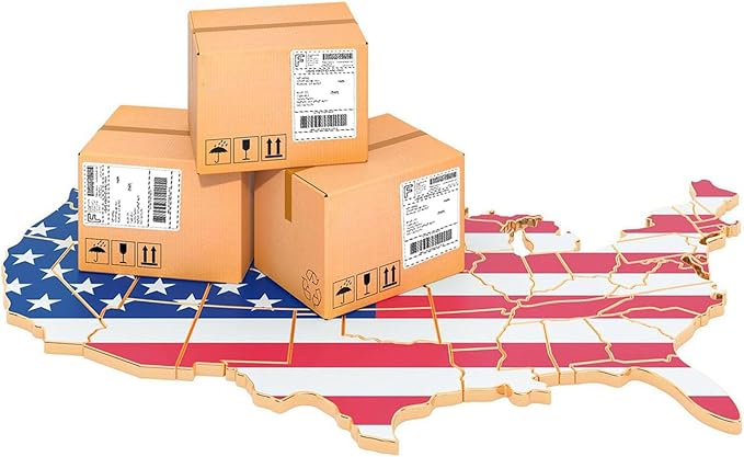 8.5" x 11" Sticker Paper for Inkjet Printers - 1000 Sheets Full Sheet Shipping Labels Printable Full Page Labels 8.5×11 White Sticker Paper for Laser Printing - Matte