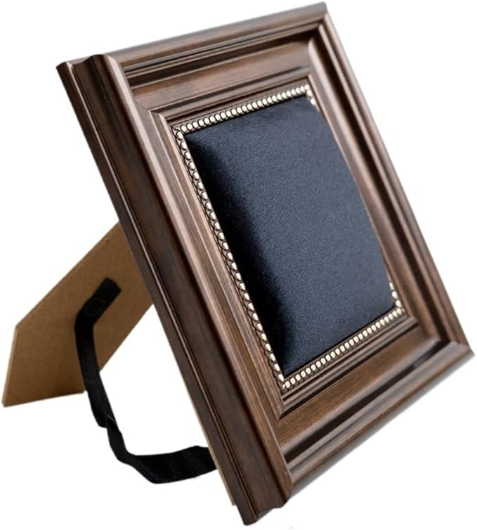 Jewelry Display Stand Set Photo Frame Accessories Vintage Stall Counter Photography Props Earrings Ring Holder(Black)