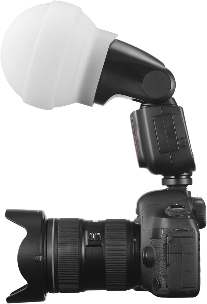 Godox AK-R22 Collapsible Flash Diffusion Dome Diffuser for Godox V1/ V1 PRO V100/V100U AD100Pro AD200Pro(with H200R) for Wedding Portrait Studio Indoor Outdoor Photography