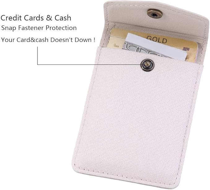 Ultra-Slim Self Adhesive Credit Card Leather Wallet