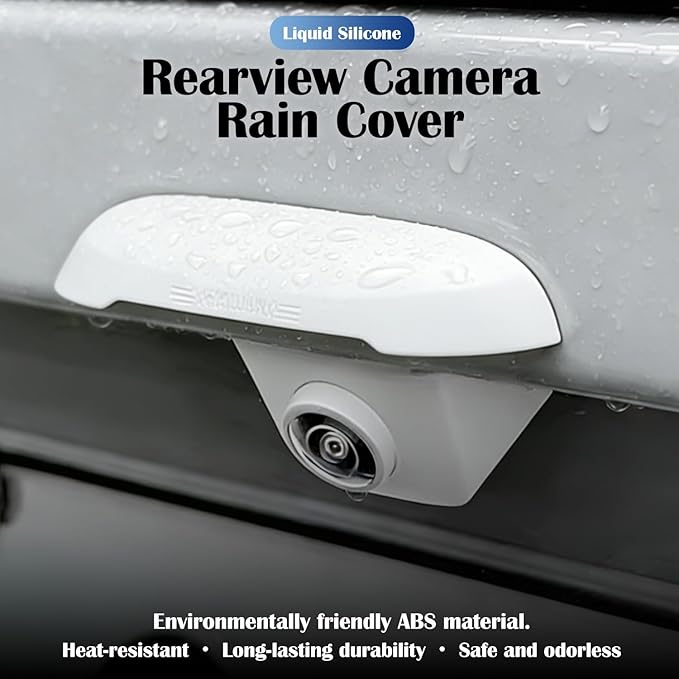 Waterproof Silicone Backup Camera Protector - Low-Profile, Durable Cover for All Vehicles & Driving Conditions