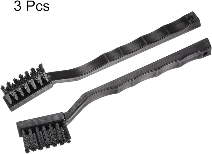 HARFINGTON 3pcs Anti-Static Cleaning Brush 16x35mm PV Plastic Conductive Bristles Anti Static ESD Brushes for Clean PCB Laptop Keyboard Fan and Other Electronic Devices