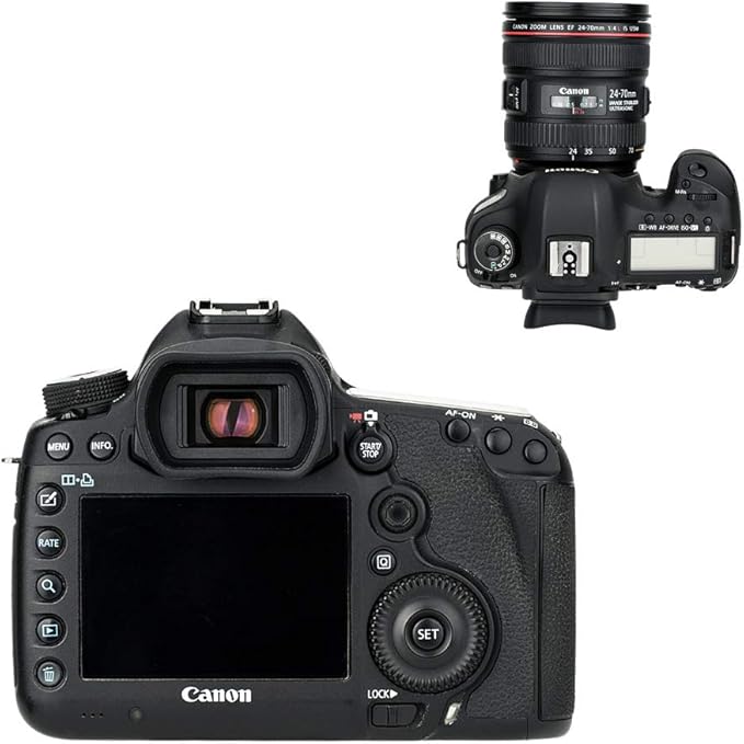 JJC Eg Soft Extended Eyecup Eyepiece Viewfiner for Canon EOS 1D X Mark II 1Ds Mark III 1D Mark IV 1D Mark III 5D Mark IV 5D Mark III 5DS R 7D Mark II 7D Viewfinder, Replaces Canon Eg Eye Cup