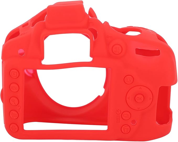 Goshyda Silicone Camera Case for Nikon D3100, Shock Proof Rubber Protective Body Skin Cover Bag for Nikon D3100 (Red)