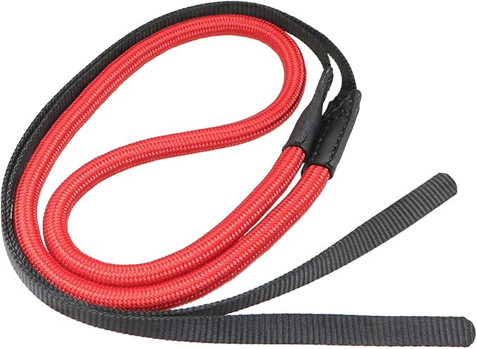 HITHUT Quick Release Camera Neck Strap Shoulder Strap Belt for Mirrorless Digital Cameras Climbing Rope with Quick Release QD Loops Connector with O-Ring Adjustable Length 30-53inch Red