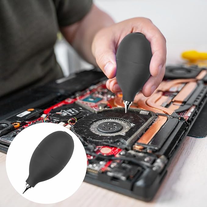 ZJIVQO Ball Pump Blaster, Lens Air Blower, Air Pump Blower Cleaner for Digital, Phone, Camera, Watch (Black)