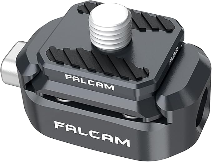 ULANZI Falcam F22 Quick Release Kit for Insta360, Panoramic Camera Mounting Adapter Convert 1/4" Thread to F22 QR System, Camera Accessory for Photographer, Fits Insta ONE RS, RS 1-Inch, X/X2