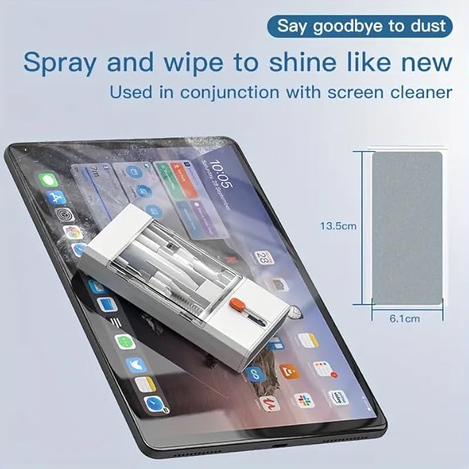 22 in 1 Precision Cleaning Kit – Professional Electronic Device Cleaning Tools for Phone, airPods Headset, Keyboards, Cameras, Laptop & More (Black)