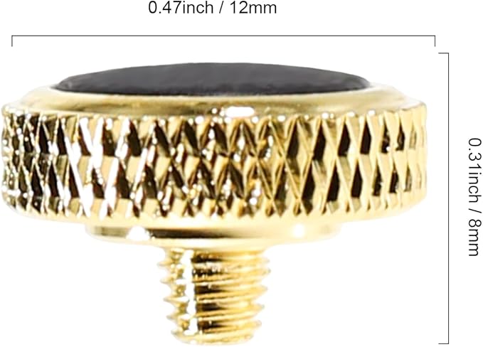 Shutter Button for Fujifilm X-T5, Soft Shutter Release Button for Fujifilm X100VI XPRO3 X100T XE4 XT20 XT50 XT3 XT4 XT30II Cameras (Gold Plated + Black Surface)