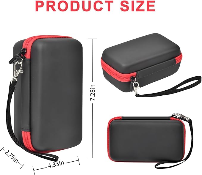 Case Compatible with DYLANTO for ESOXOFFORE for ETIKEZ for YTETCN for DUDUDRAGON Instant Print Camera, Kids Camera Storage for Accessories (Box Only) (Single Case, Black)