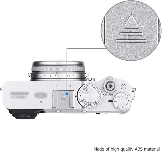 4PCS Camera Hot Shoe Cover Protector Cap for Fujifilm X-T30 III X-M5 X100VI XT50 XS20 XT5 X100V X100 XT4 XT3 XE5 XE4 XE3 GFX 100RF 50S II XH2 XH2S XT30II XT20 XT10 X100F X100T X100S X100F XPro3-Silver