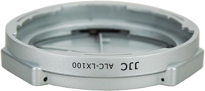 Auto Open and Close D-LUX8 Lens Cap Protector for Leica D-LUX 8 D-LUX 7 (Typ 109) Panasonic Lumix DMC-LX100 II DC-LX100M2 Replace DMW-LFAC1 Automatic Lens Cap, Fit Filter Thickness Below 8mm - Silver