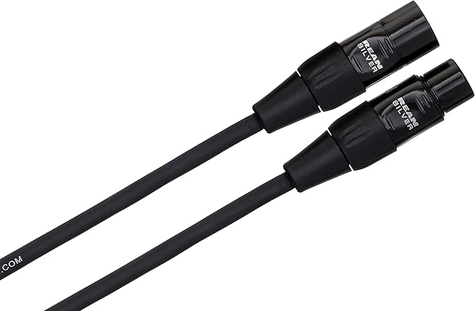 Hosa HMIC-030 Pro Microphone Cable, REAN XLR3F to XLR3M, 30 Feet