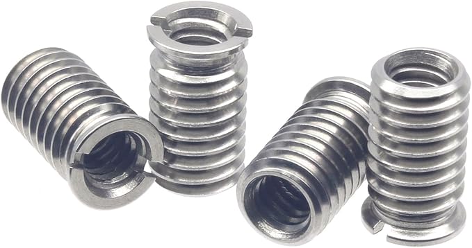 Stainless Steel 1/4"-20 Female to 3/8"-16 Male Screw Adapter 4 Pieces 16.5mm Height