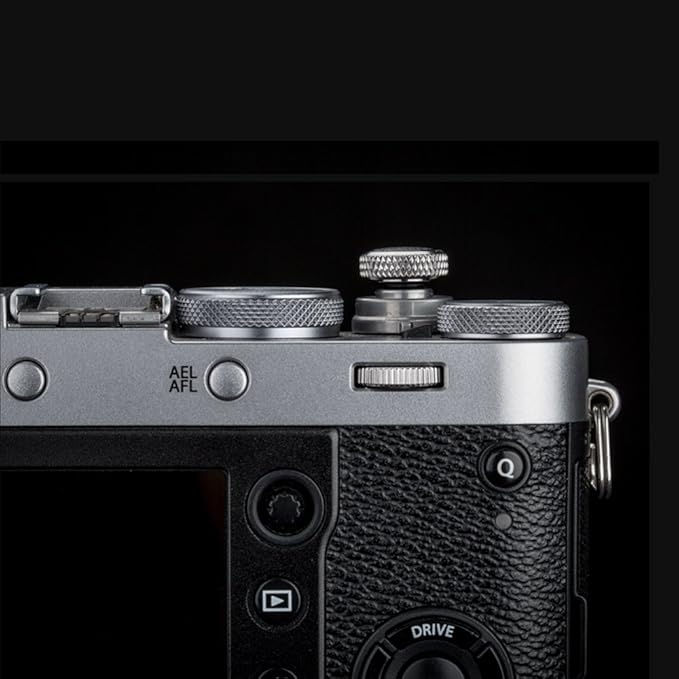 JJC Camera Soft Release Button, Shutter Button for Fuji Fujifilm X-T5 X-T4 X-T50 X-T30 III II X-PRO3 X100VI X100V X-E5 X-E4 X Half Sony RX1R II RX10 IV III Leica Q3 M10 M9 Nikon Z f Zf Df F3-2 Types