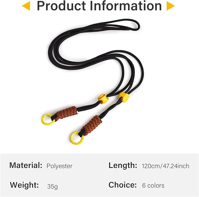 VOVMOEYA Camera Strap,Long Neck Strap for Fujifilm Mini 12/11/9/8/7+,Shoulder Strap camera strap Long Crossbody Lanyard for photographer Camera/Badge Holder/Keys/Wallet Multi-Function Lanyard(Black)