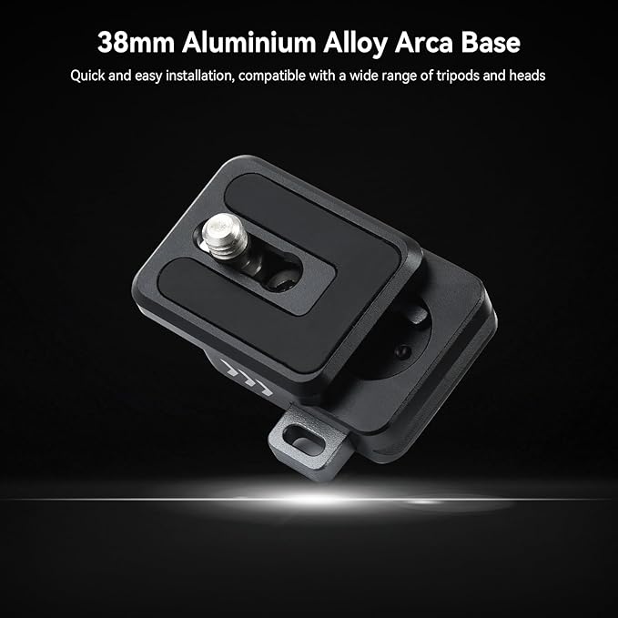 UTEBIT Metal Quick Release Plate with 1/4''-20 Camera Screw, Tripod Mount Plate with Tripod Monopod Slider Stabilizer Ball Head Compatible with Arca Swiss Peak Design Capture V3 Camera Clip
