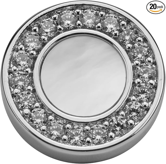 Camera Shutter Button, Copper Soft Shutter Release Button,Camera Release Button Suitable for Sony, Fujifilm, Leica DSLR/SLR,Nikon Camera (Zircon+Mother of Pearl)