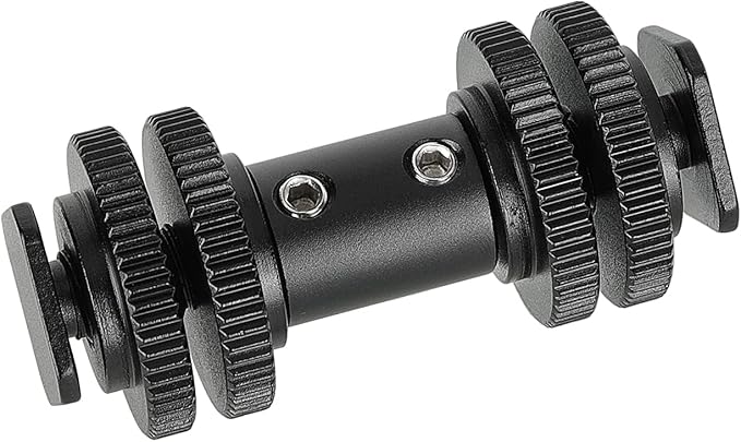 CAMVATE Double-end Cold Shoe Adapters with Lock Nuts for DSLR Camera Flash Light Accessories - 2942