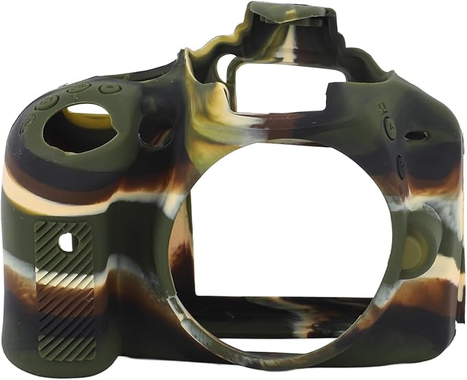 Silicone Camera Case for D3100, Shock Proof Rubber Protective Body Skin Cover Bag for D3100 (Camouflage)