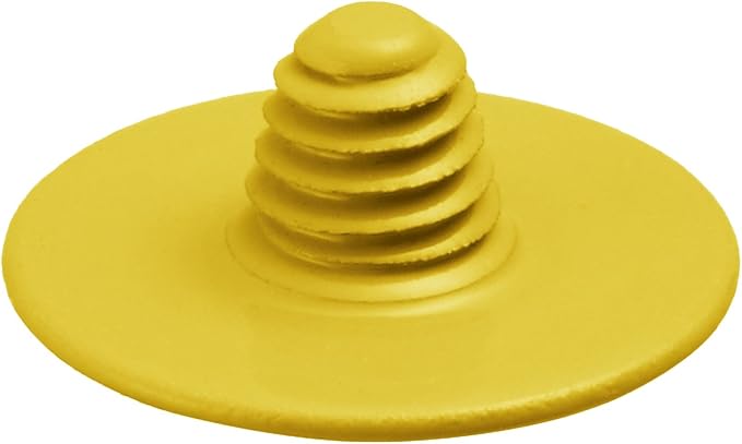 cam-in CAM9071 Soft Shutter Button, Release Button, Ultra-Thin, Convex Surface (Diameter 0.4 inches (9 mm)), Yellow