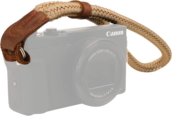 MegaGear SLR/DSLR Camera Cotton Wrist Strap – Comfortable & Durable Wrist Strap for Digital Cameras