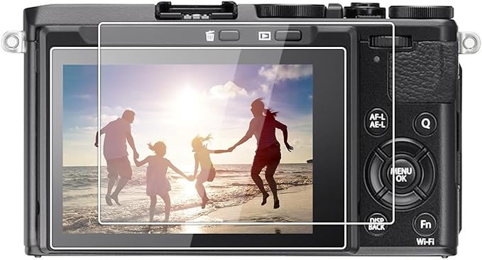 kinokoo Tempered Glass Film for fuji X70 Crystal Clear Film FUJIFILM X70 Screen Protector Bubble-free/Anti-scratch(2 pack)