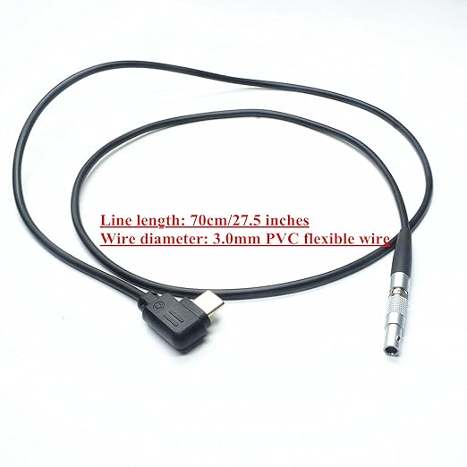 DJI RSS-4PIN RED Recording Cable for Komodo DSMC2 BASE EXPANDER, DJI Focus Pro Handle, Ronin-SC/RSC2/RS3/RS4