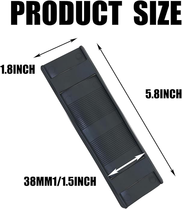 MEETOOT 5PCS Elastic Rubber Tactical Shoulder Strap Pad Computer Bag Anti Slip Pressure Reducing Mat Luggage Accessories Suitable for Camera Suspender and Briefcase Handle
