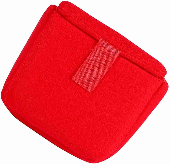 DLSR Camera Bag, Insert Pad Shockproof Insert Protection Camera Case Bag Organizer Accessory for Photographing Padded Camera Pouch Camera Insert Bag (Red)