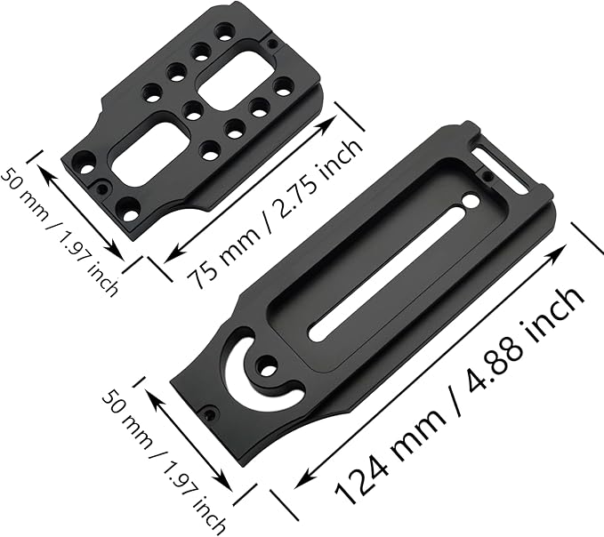 SYCZIOHU DSLR Camera L Bracket Quick Release Plate Vertical Horizontal Switching L Tripod Quick Release Plate Suitable for Most Cameras or DSLR Cameras