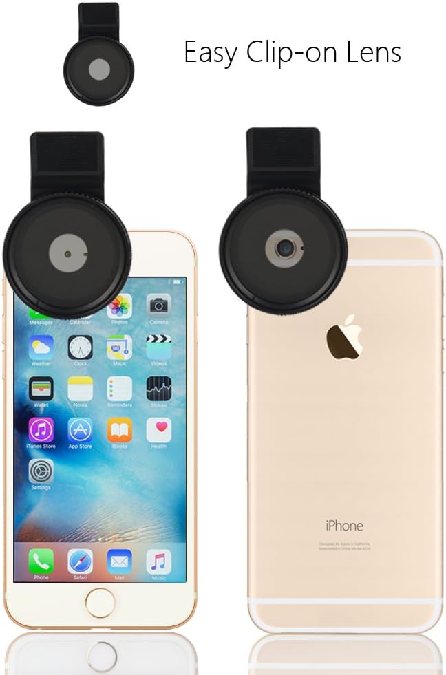 Zomei 37mm Cell Phone Camamera Lens Professional ND Circular Filter ND2-ND400 for Samsung Most Smartphones
