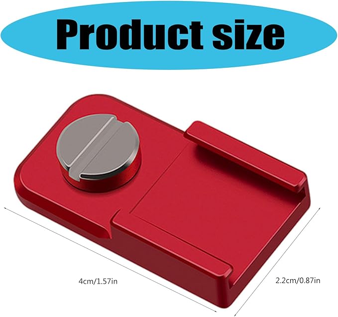 Aluminum Alloy Hot Shoe Adapters with Locking Knob 1/4 20 Thread Mount for Camera Rigs Microphones LED Light Tripods Universals DSLR Access Camera Cage Compatibility Adapters