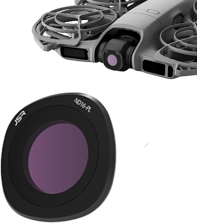 Lens Filter Compatible with DJI NEO 2 - Multi-Coated Optical Glass, Waterproof & Scratch-Resistant, Various Effects for Creative Shooting (ND16PL)