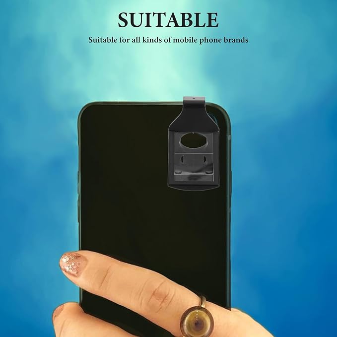 Sewroro Universal Clip-on Phone Lens Kit for Smartphones, 90-Degree Angle Mobile Camera Lens Attachment, Compatible with Most Cell Phones for Everyday Photography