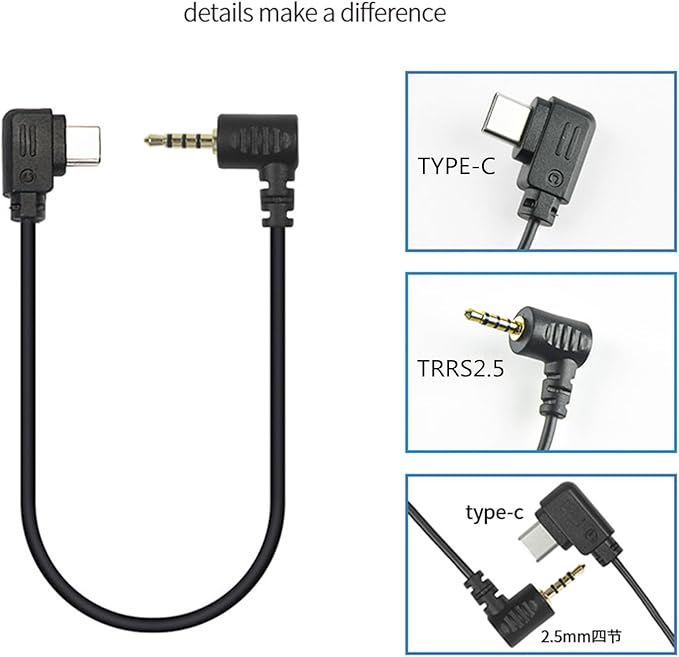 Feiyu Technology Stabilizer Connects Camera Control Data Cable Shutter Release Cable for lumixgh GH3,GH4,GH5,GH5S,GH6,GH7,S1,S1H,S5,S5II,s5m2xs,G9,G95 scorp/2/ c/min/Mni-P/ak2000c (FY-L1)