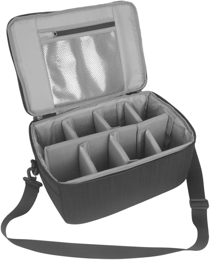 Koolertron Dslr Camera Insert Bag Purse Universal Liner Lens Pouch Partition Protective Cover Waterproof Sleeve for Cannon/Nikon/Sony (Black)