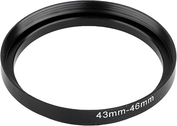 UltraPro Step-Up Adapter Ring 43mm Lens to 46mm Filter Size