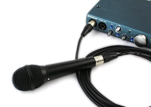 Gearlux XLR Microphone Cable, Fully Balanced, Male to Female, 6 Feet - 6 Pack