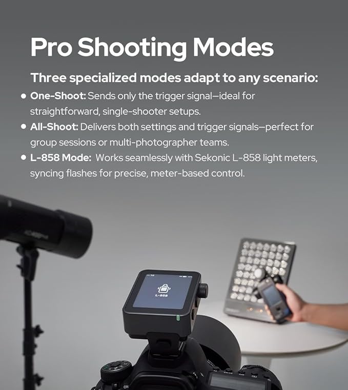 Godox X3 Pro F X3Pro F TTL Wireless Flash Trigger (𝐗𝟑-𝐅 𝐔𝐩𝐠𝐫𝐚𝐝𝐞) for Fujifilm Camera with Bluetooth APP Control & Camera Shutter Release, 2.4‘’ Color Touchscreen Transmitter