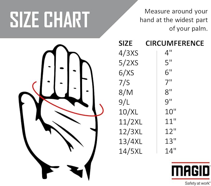 MAGID T40P MultiMaster PVC Dotted Canvas Gloves